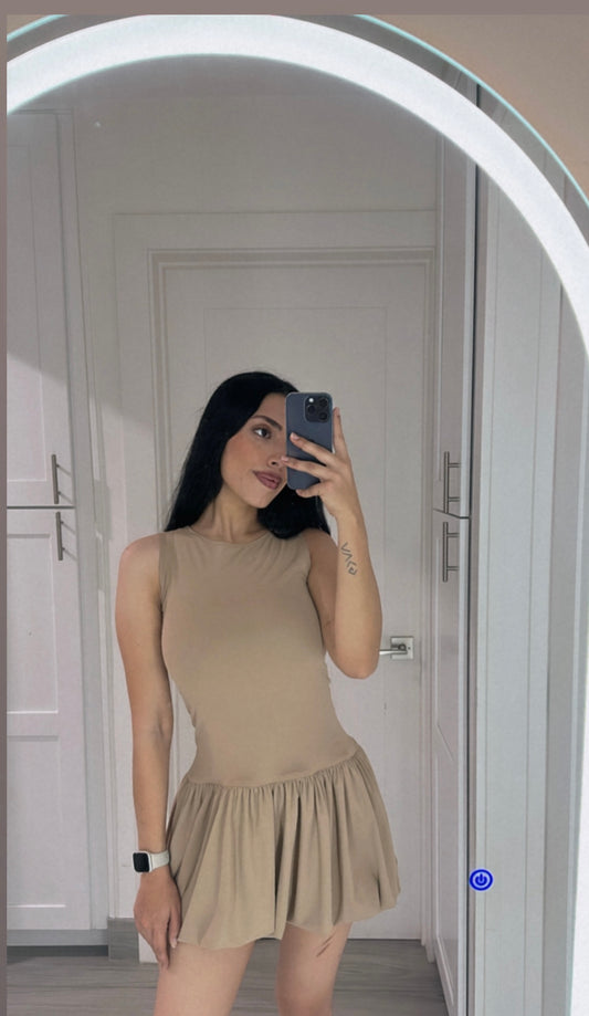 Beige Dress